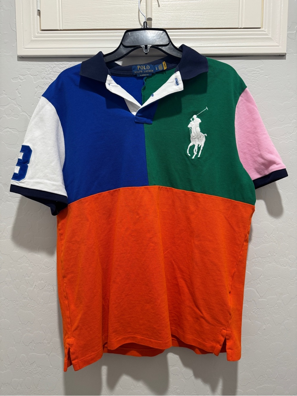 Ralph Lauren Colorblock Crewneck Sweater - Blue, Green, Navy